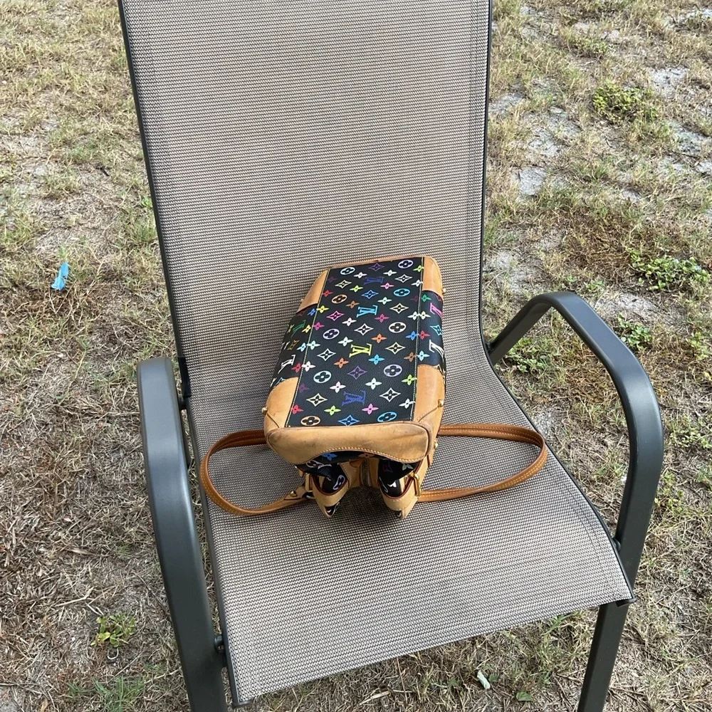 🌟Louis Vuitton🌟black multi Murakami Claudia AS4088